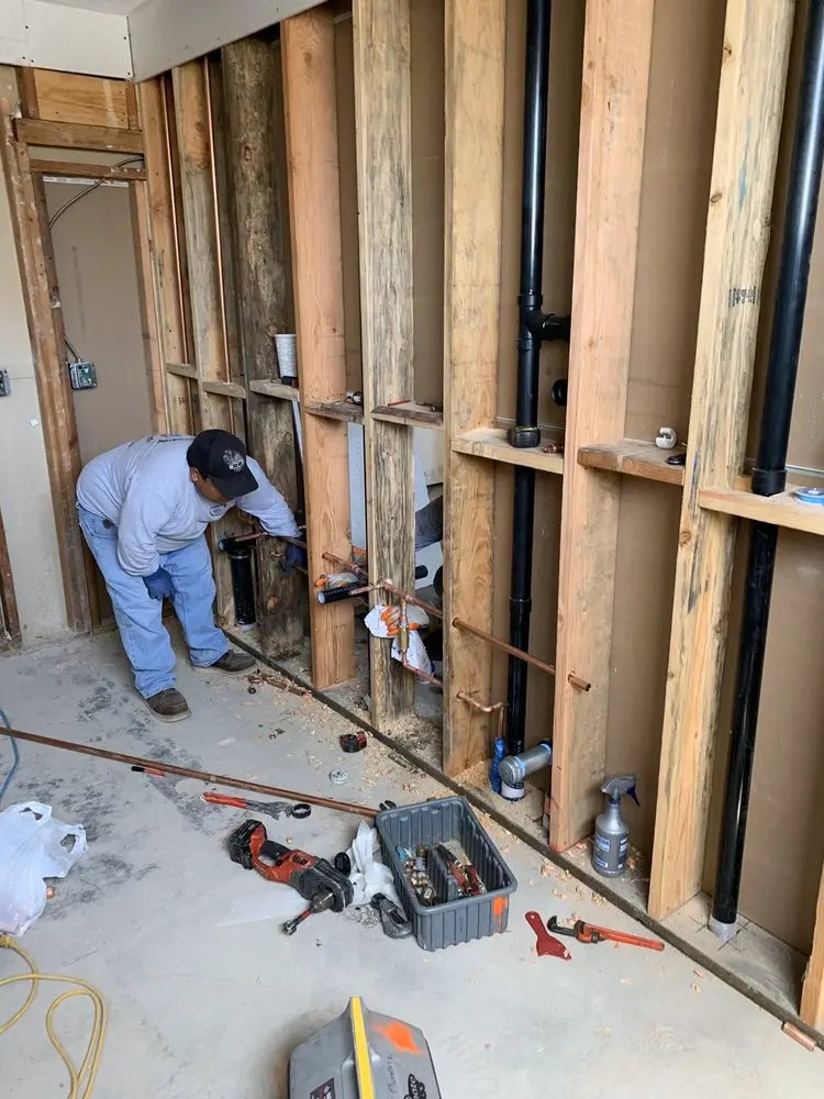 Commercial rough-in plumbing for Commercial Plumbing in Libertyville